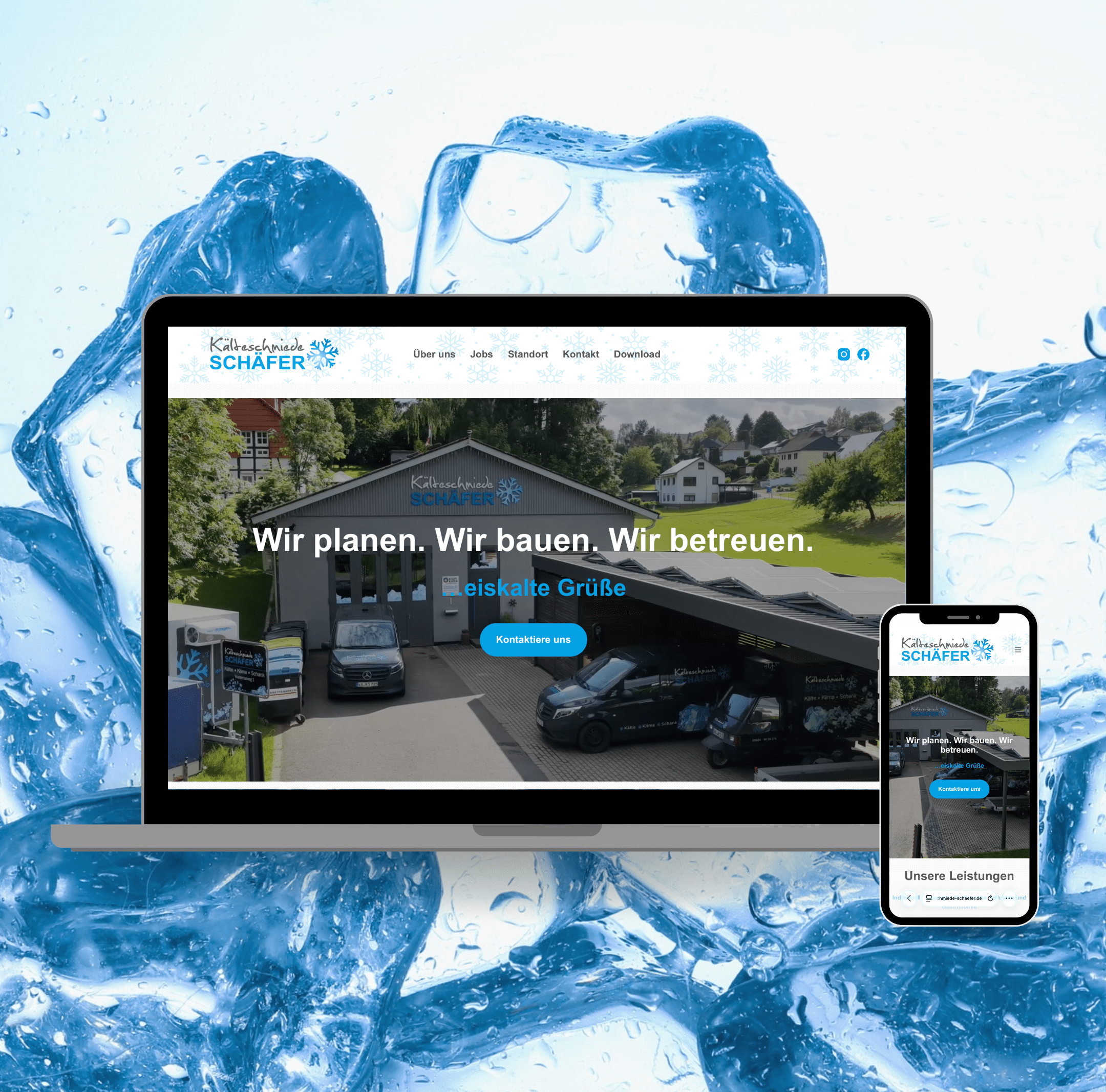 Kälteschmiede Schäfer Webseite